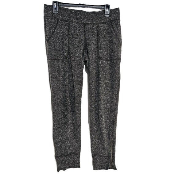 Cabi Leggings Grey Heathered Ankle Zipper Size Medium Athleisure - Picture 2 of 9